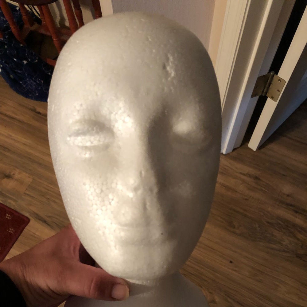 Styrofoam heads